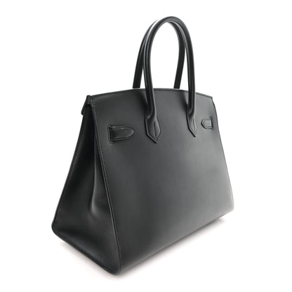 Hermes Veau Monsieur Birkin Sellier 30 Black 3 of 10