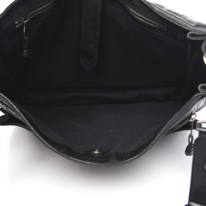 Proenza Schouler Lambskin Nylon Extra Large PS1 Satchel Black 5 of 12