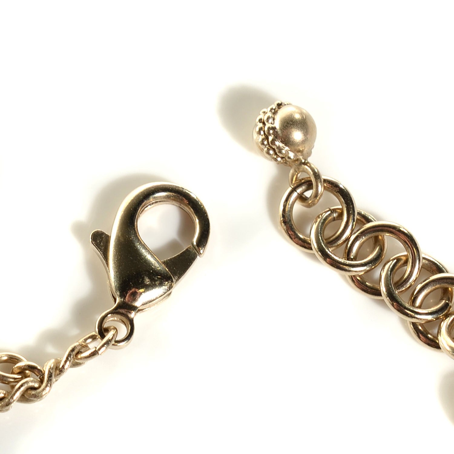 Chanel Pearl CC Short Necklace Gold 4 of 5