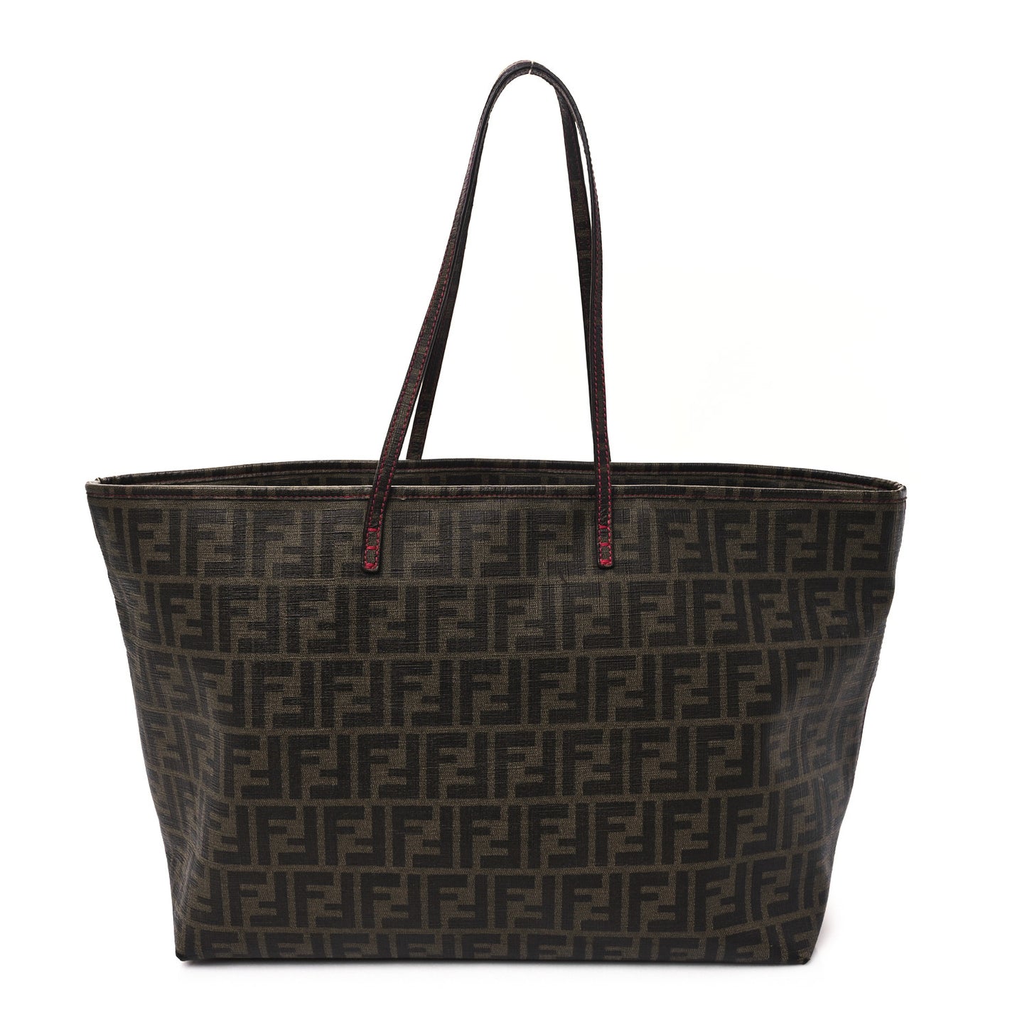 Zucca Spalmati Large Roll Tote Tobacco Fuxia