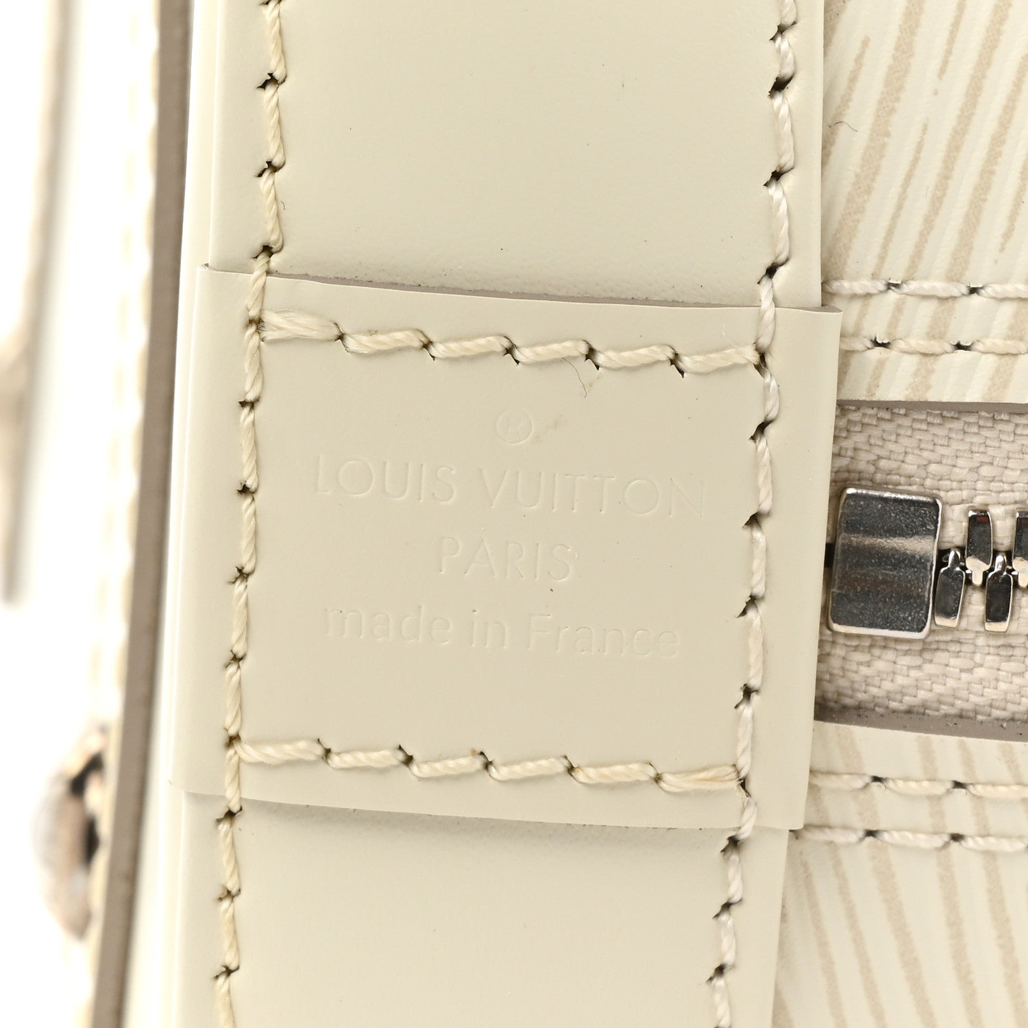 Louis Vuitton Epi Alma BB Ivory 6 of 10