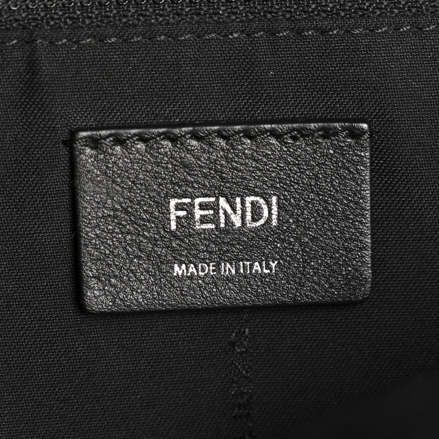 Fendi Nylon Vitello Dolce Goat Fox Fur Crocodile Monster Eyes Mini Backpack Black Sunflower 6 of 11