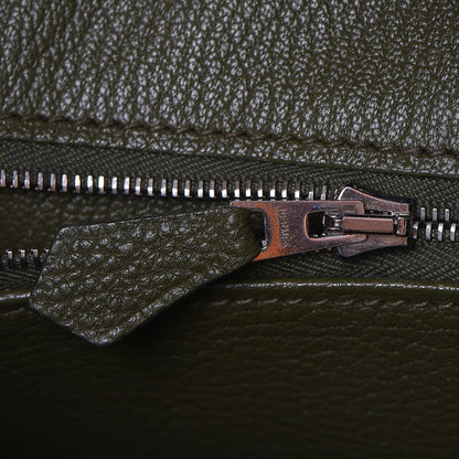 Hermes Togo Birkin 30 Vert Olive 16 of 31