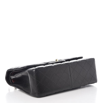 Chanel Lambskin Quilted Jumbo Double Flap Black 4 of 10