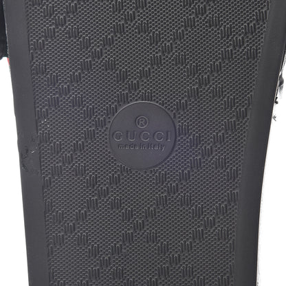 Gucci Satin Web Bow Slide Sandals 35 Black 6 of 9