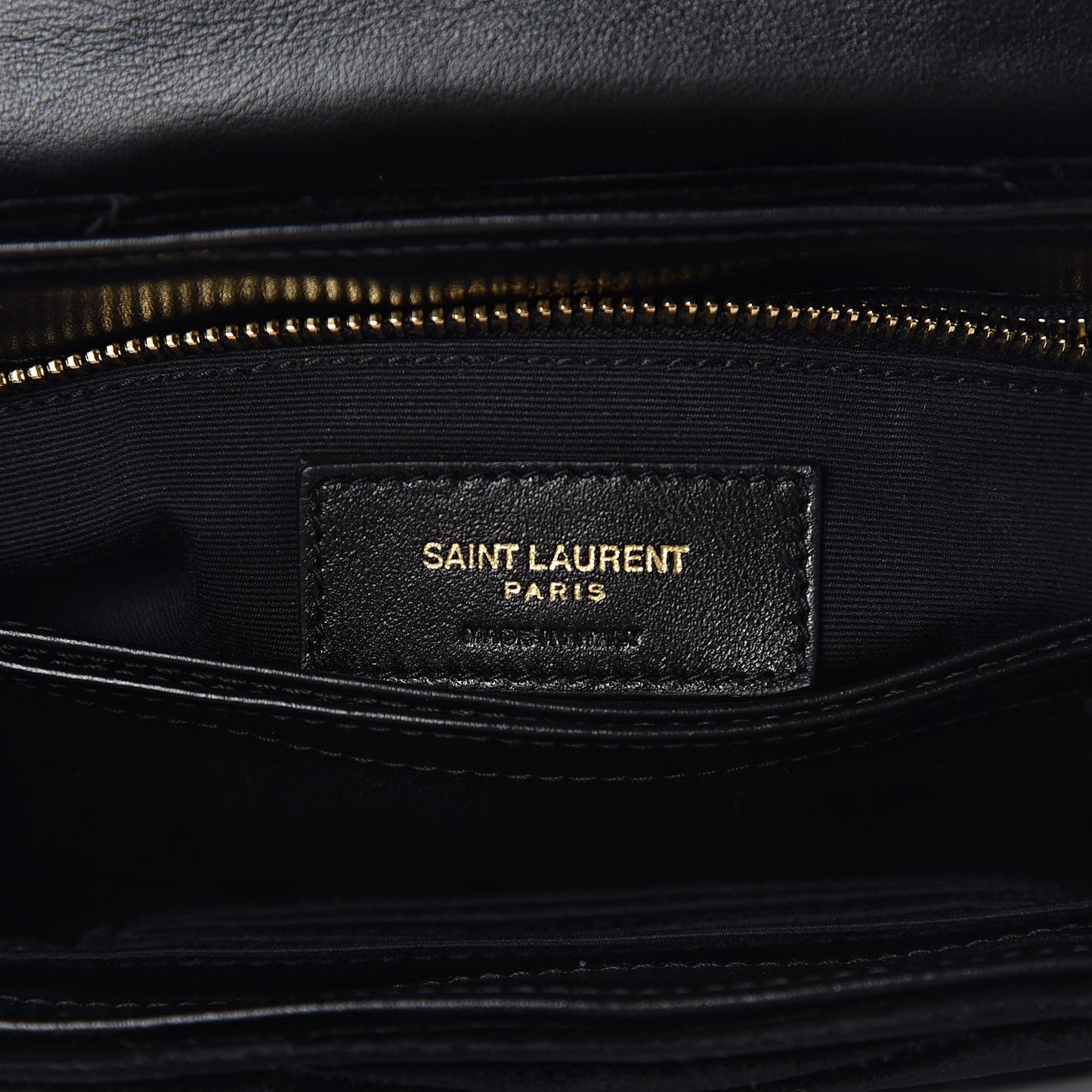 Velvet Y Quilted Monogram Toy Loulou Chain Satchel French Black