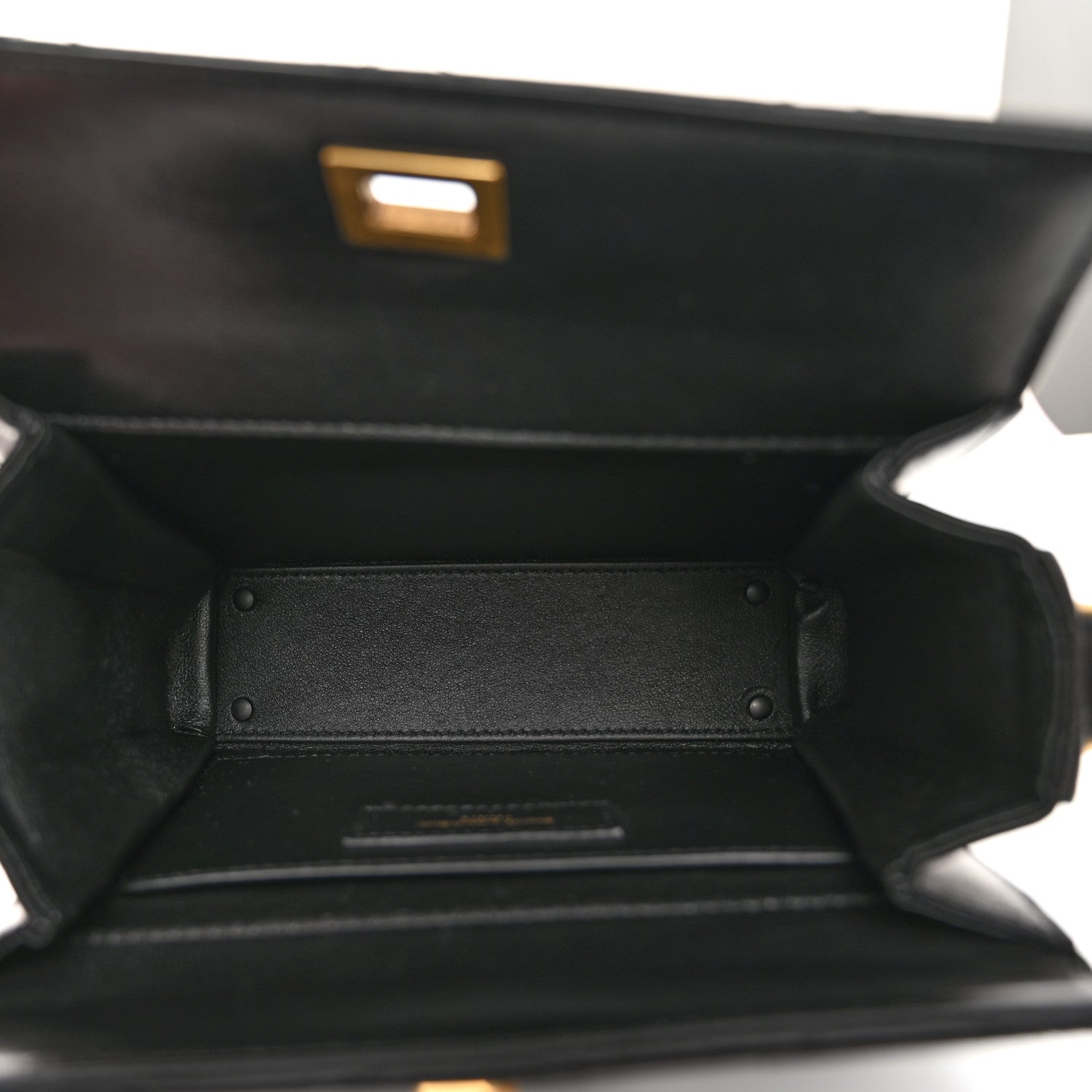 Saint Laurent Lambskin Quilted Mini Square Crossbody Black 5 of 10