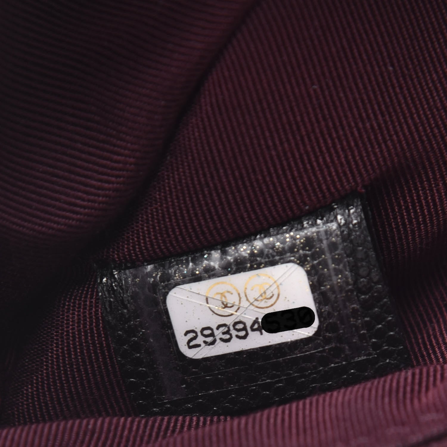 Chanel Caviar Quilted Small Cosmetic Case Black 7 of 8