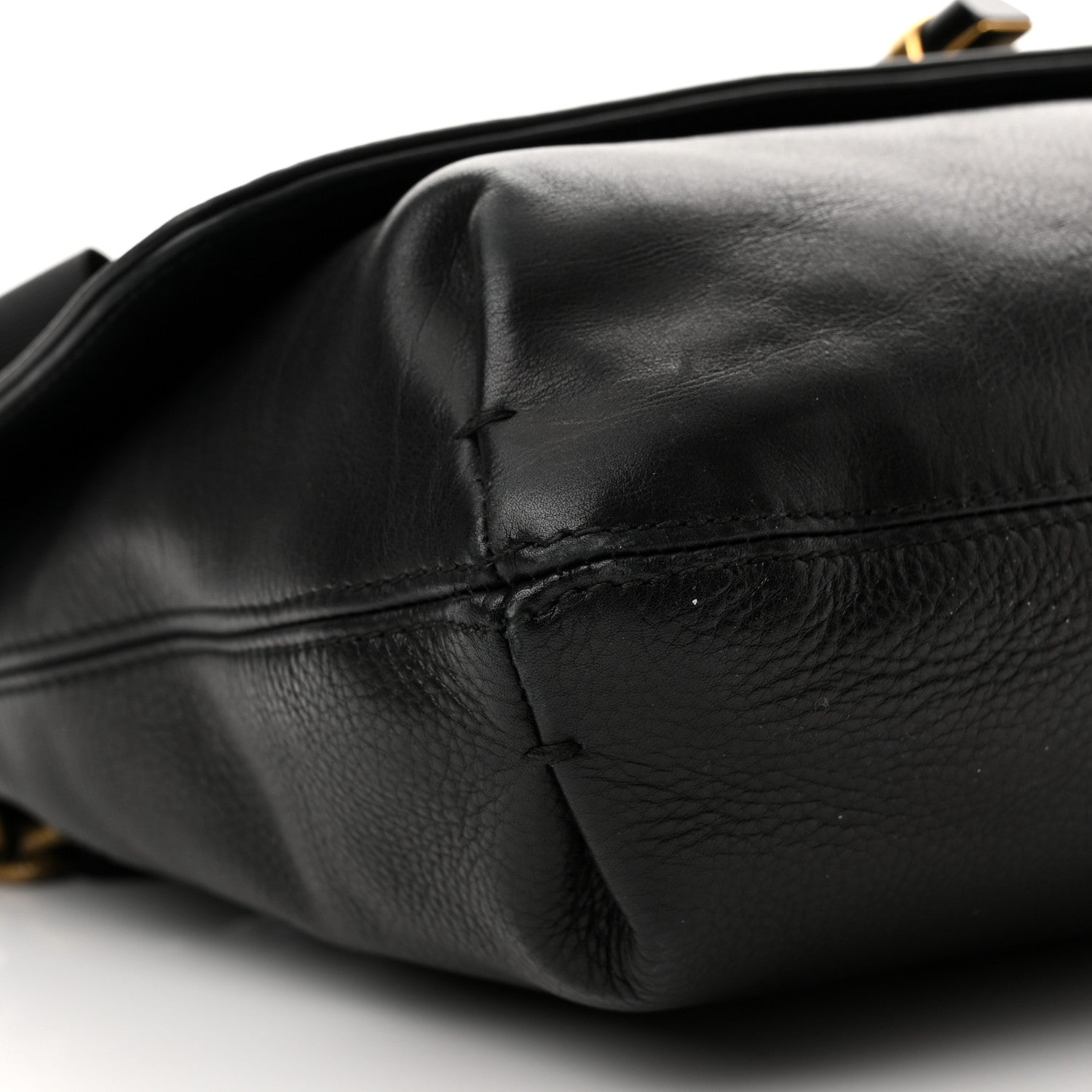 Lanvin Calfskin Medium Happy Shoulder Bag Black 7 of 8