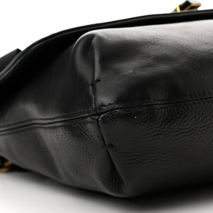 Lanvin Calfskin Medium Happy Shoulder Bag Black 7 of 8
