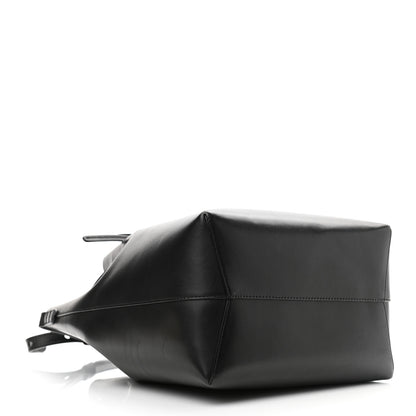 Mansur Gavriel Vegetable Tanned Calfskin Bucket Bag Black Royal 4 of 12