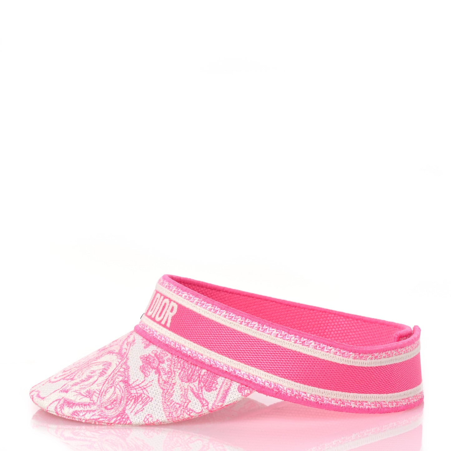 Toile De Jouy Reverse Visor Fluorescent Pink