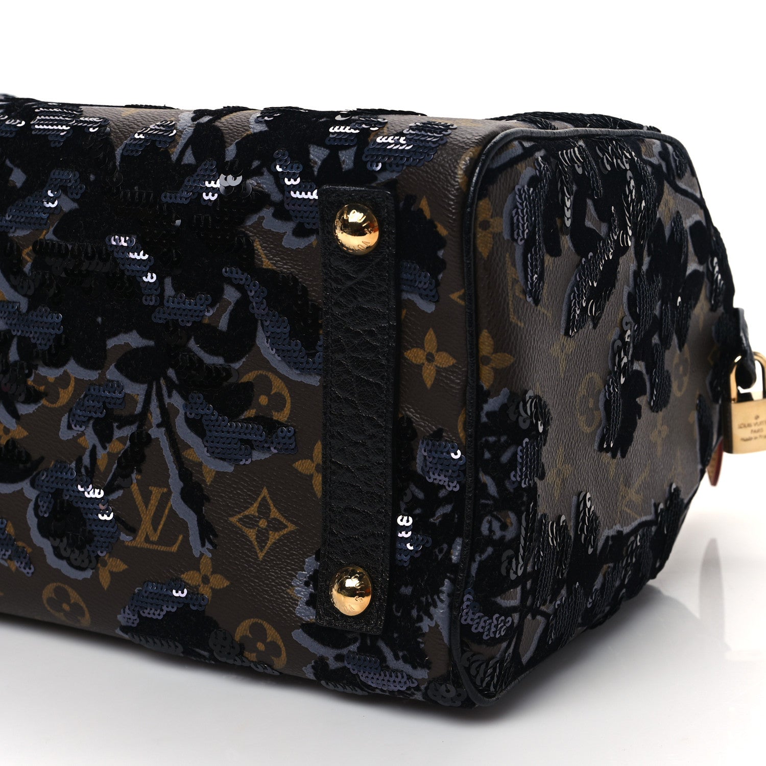 Louis Vuitton Monogram Fleur De Jais Sequins Speedy 30 9 of 10