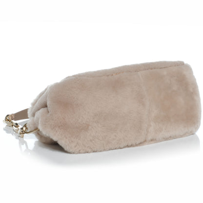 Christian Dior Fur and Python New Lock Shoulder Bag 4 of 7