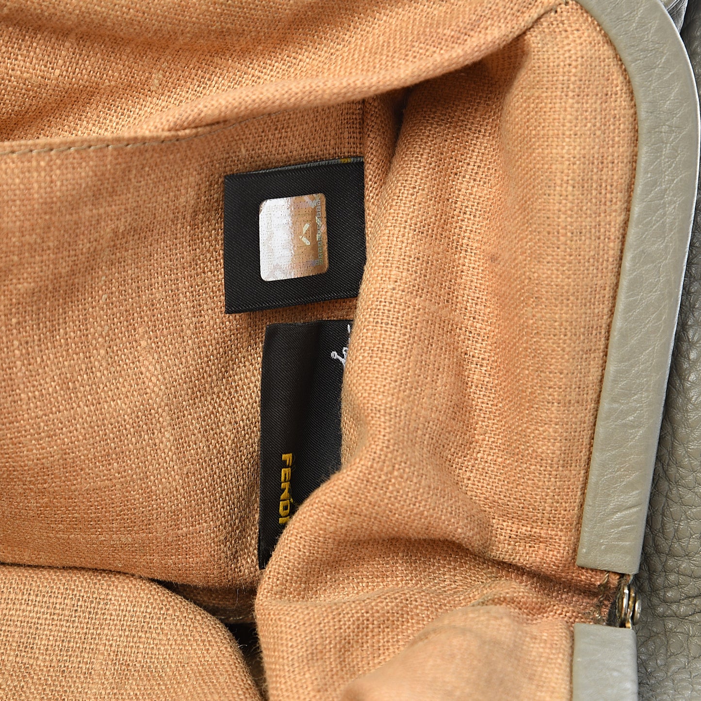 Calfskin Romano Selleria Tote Grey