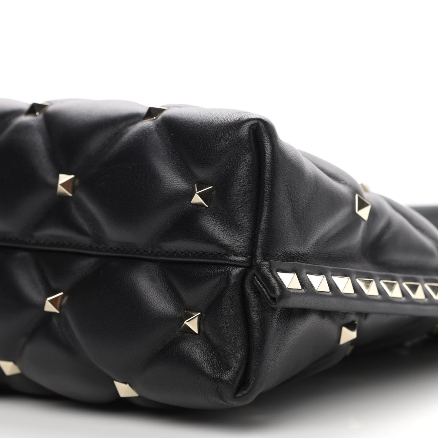 Nappa Candystud Shoulder Bag Black