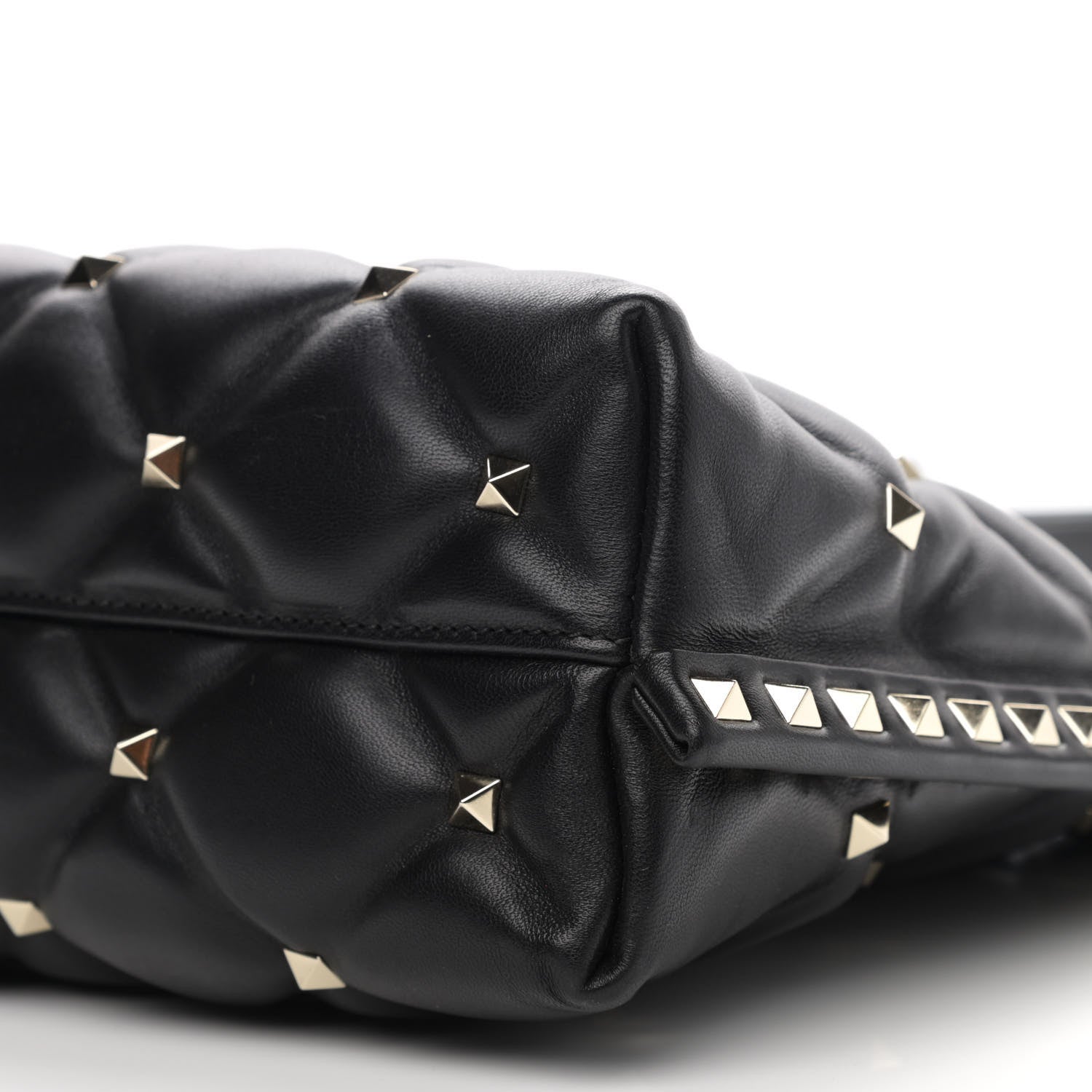 Valentino Garavani Nappa Candystud Shoulder Bag Black 9 of 9