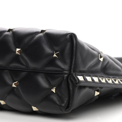 Valentino Garavani Nappa Candystud Shoulder Bag Black 9 of 9