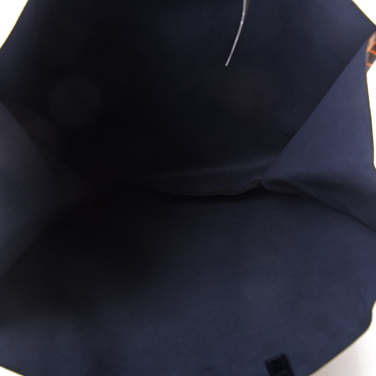 Coated Canvas Square G Vertical Tote Blue