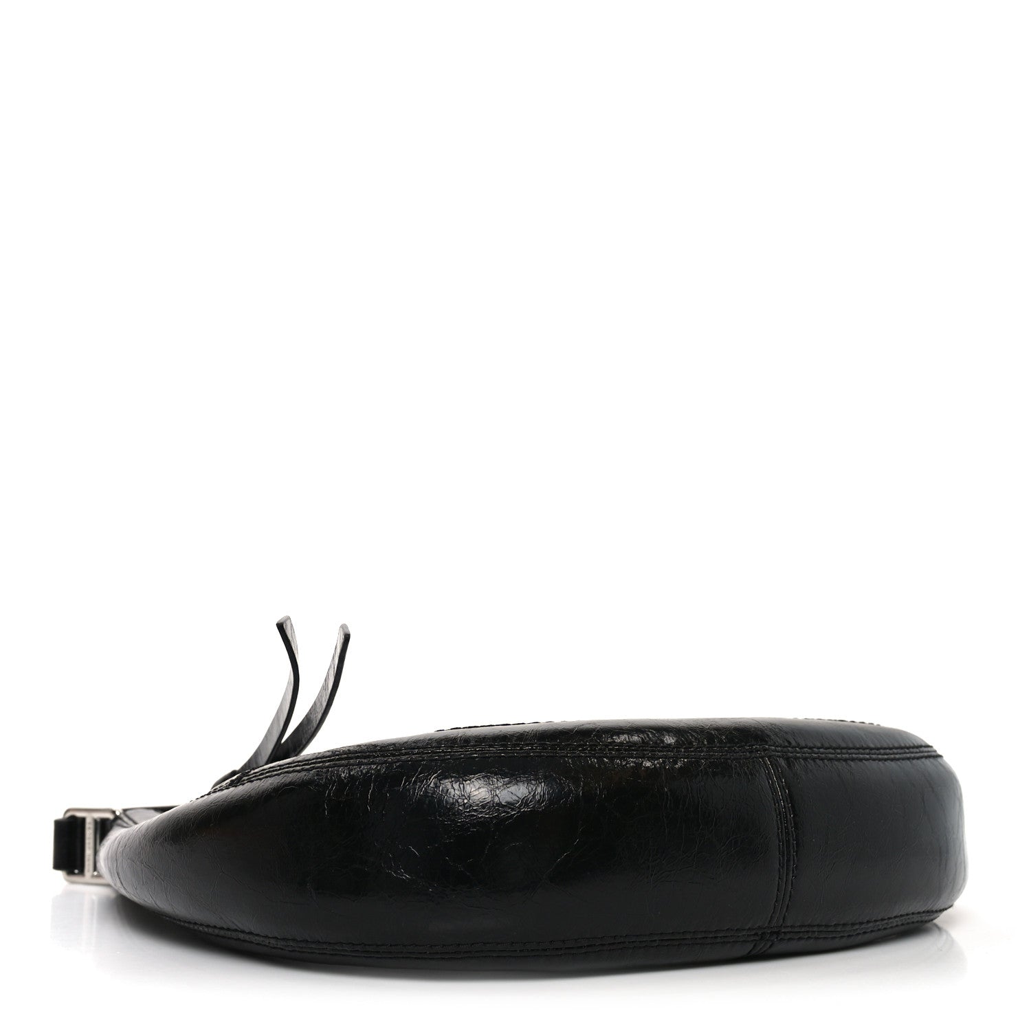Marc Jacobs Crinkled Calfskin Crusier Crescent Bag Black 4 of 10