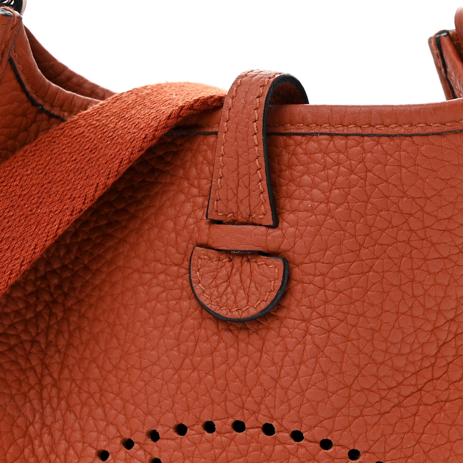 Hermes Taurillon Clemence Evelyne TPM Cuivre 8 of 12