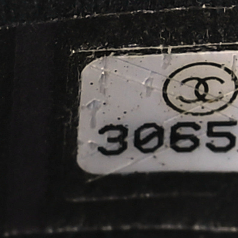 Chanel Satin Crystal Chain Around Phone Holder Black 7 of 10