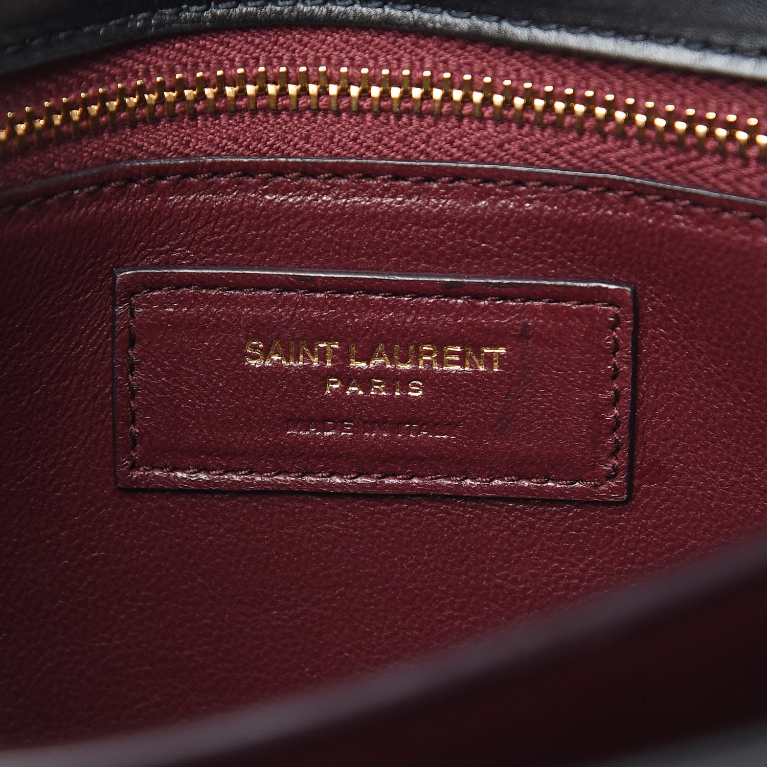 Saint Laurent Smooth Calfskin Monogram Cassandra Clasp Bag Black 6 of 12