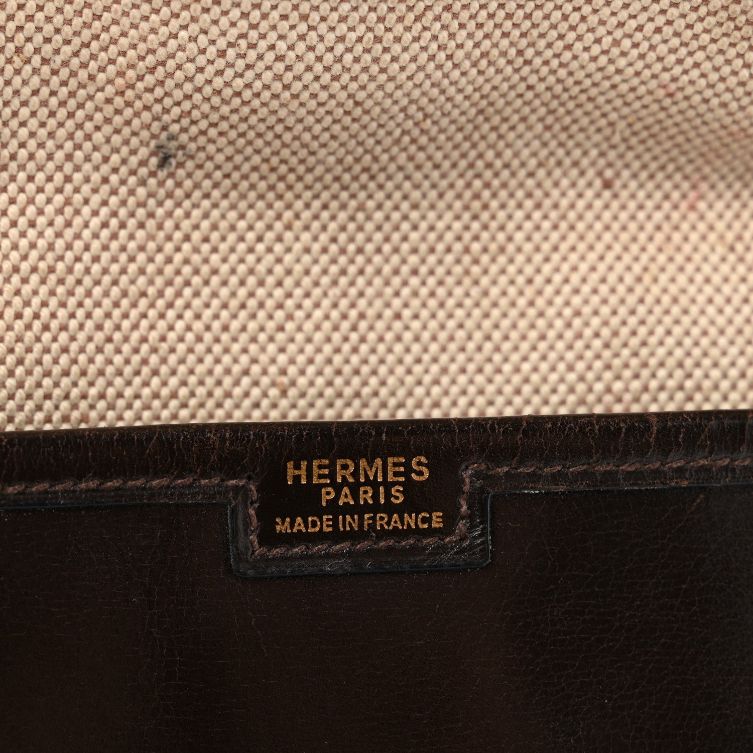 Hermes Box Jige GM Clutch Chocolate 6 of 14