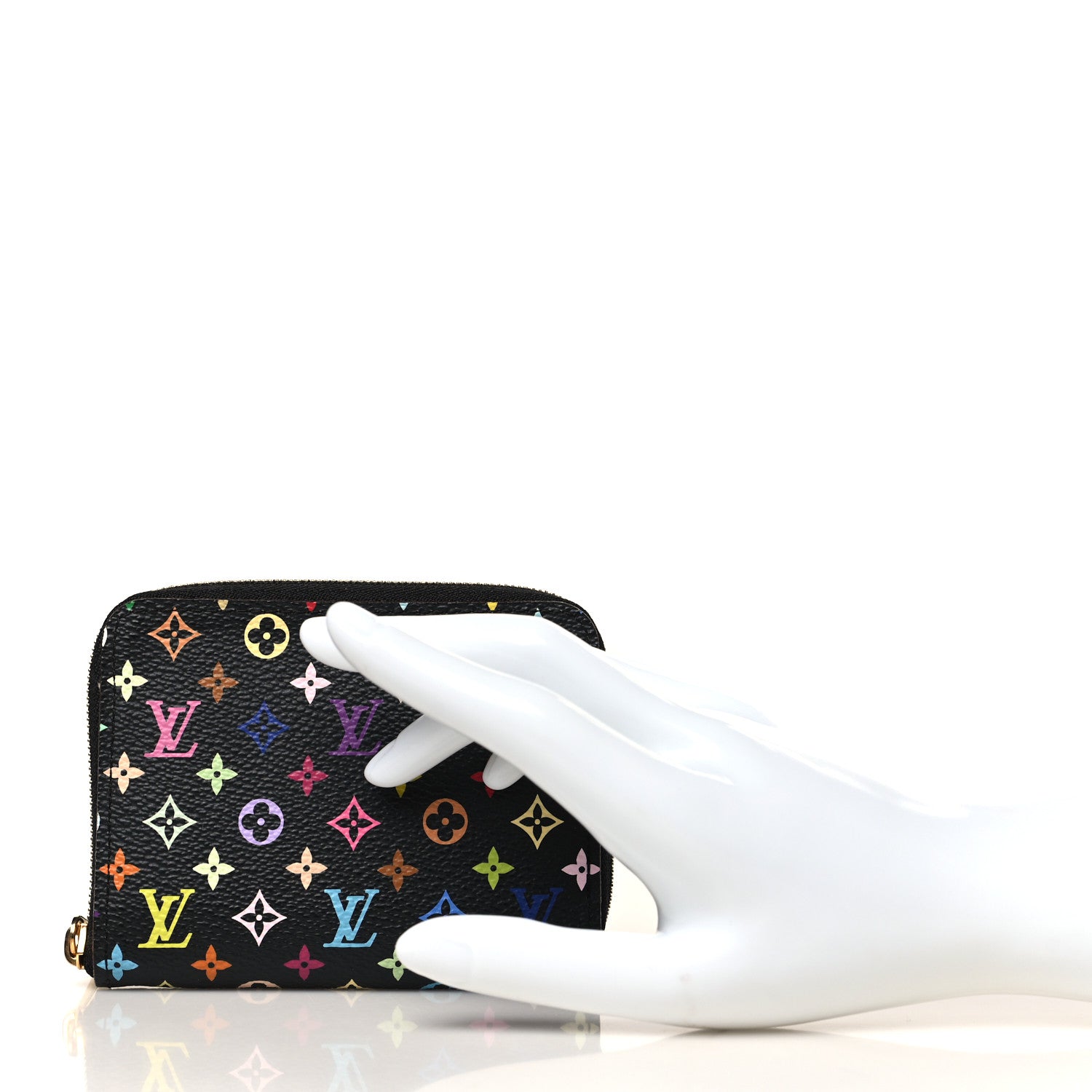 Louis Vuitton Multicolor Zippy Coin Purse Black Grenade 2 of 6