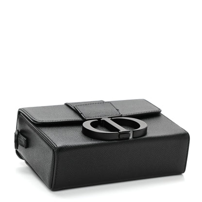 Christian Dior Ultra Matte Grained Calfskin 30 Montaigne Box Bag Black 4 of 7