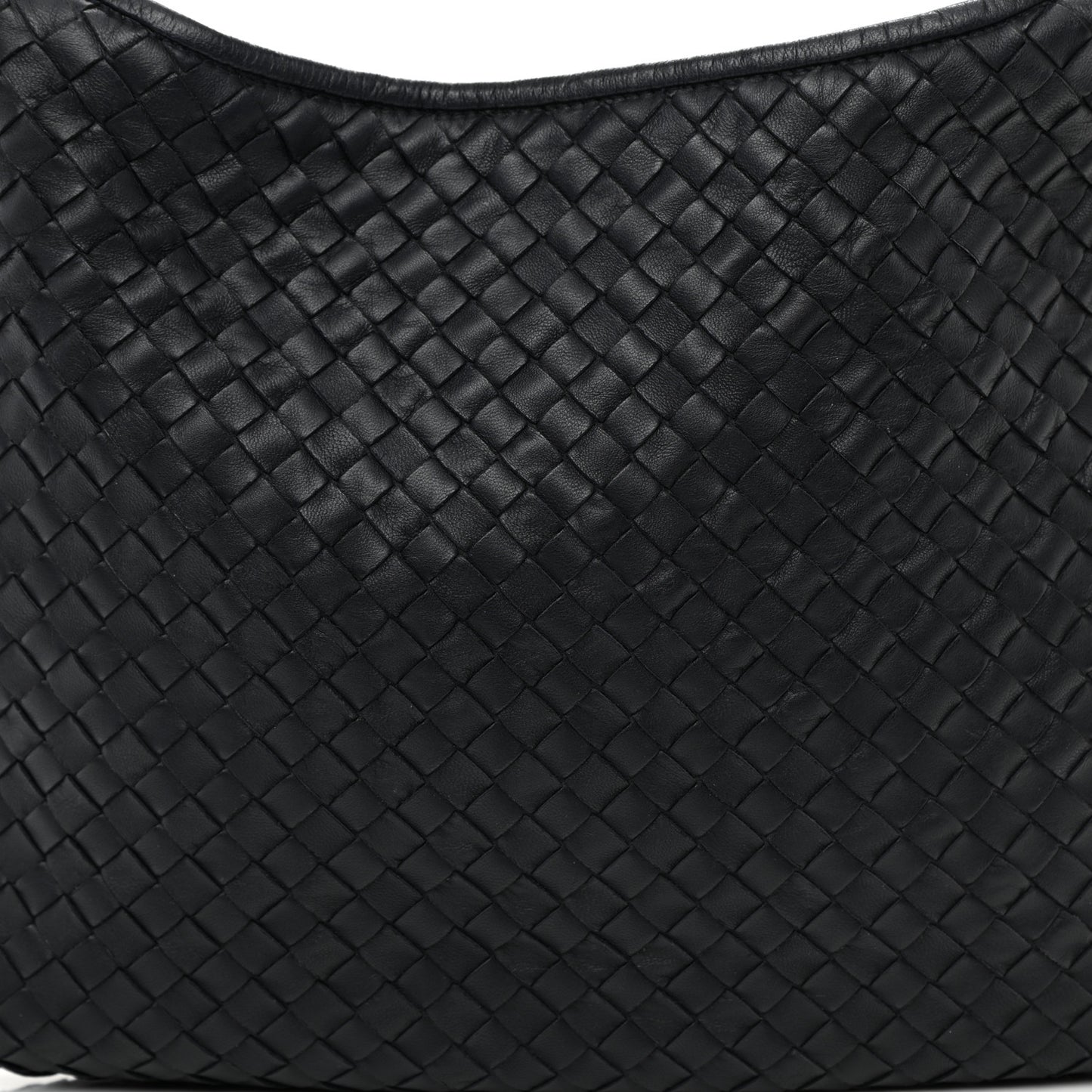 Nappa Intrecciato Large Veneta Hobo Black
