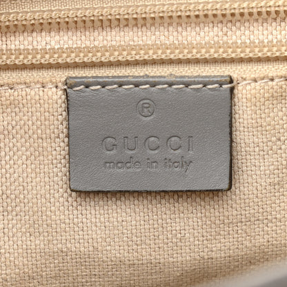 Gucci GG Supreme Monogram Small Zippered Tote Ecru Grigio 5 of 13