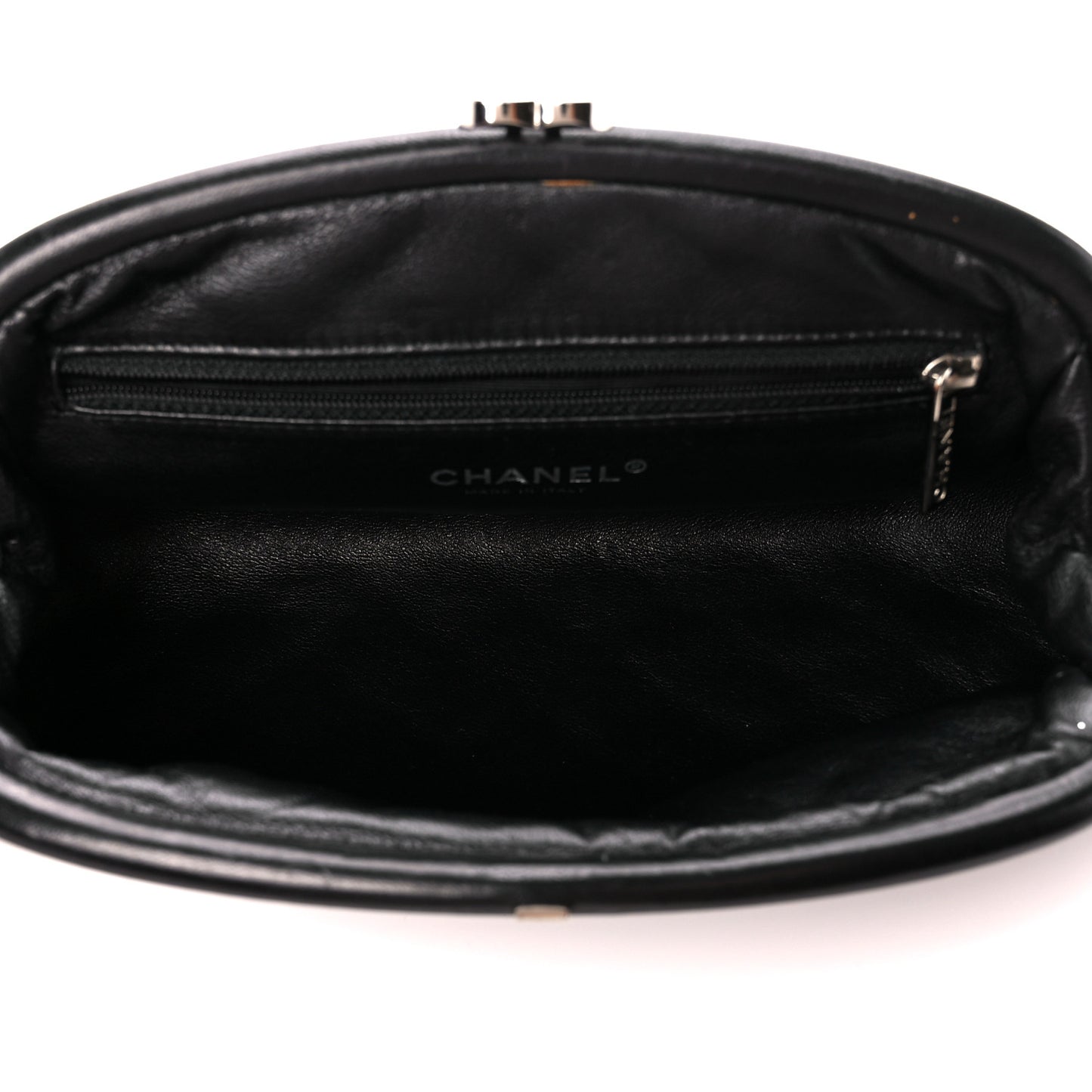Lambskin Quilted Timeless Clutch Black