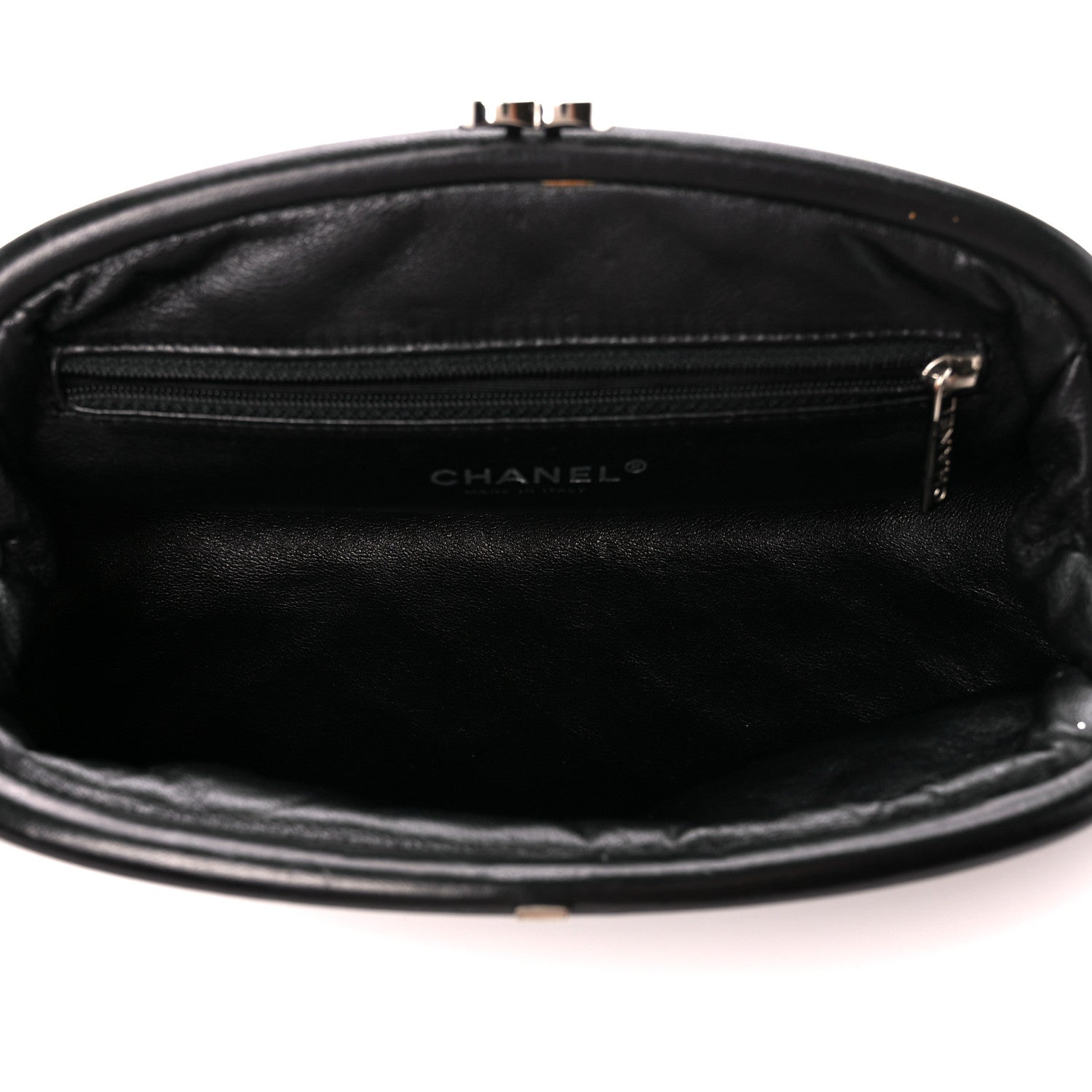 Chanel Lambskin Quilted Timeless Clutch Black 5 of 11