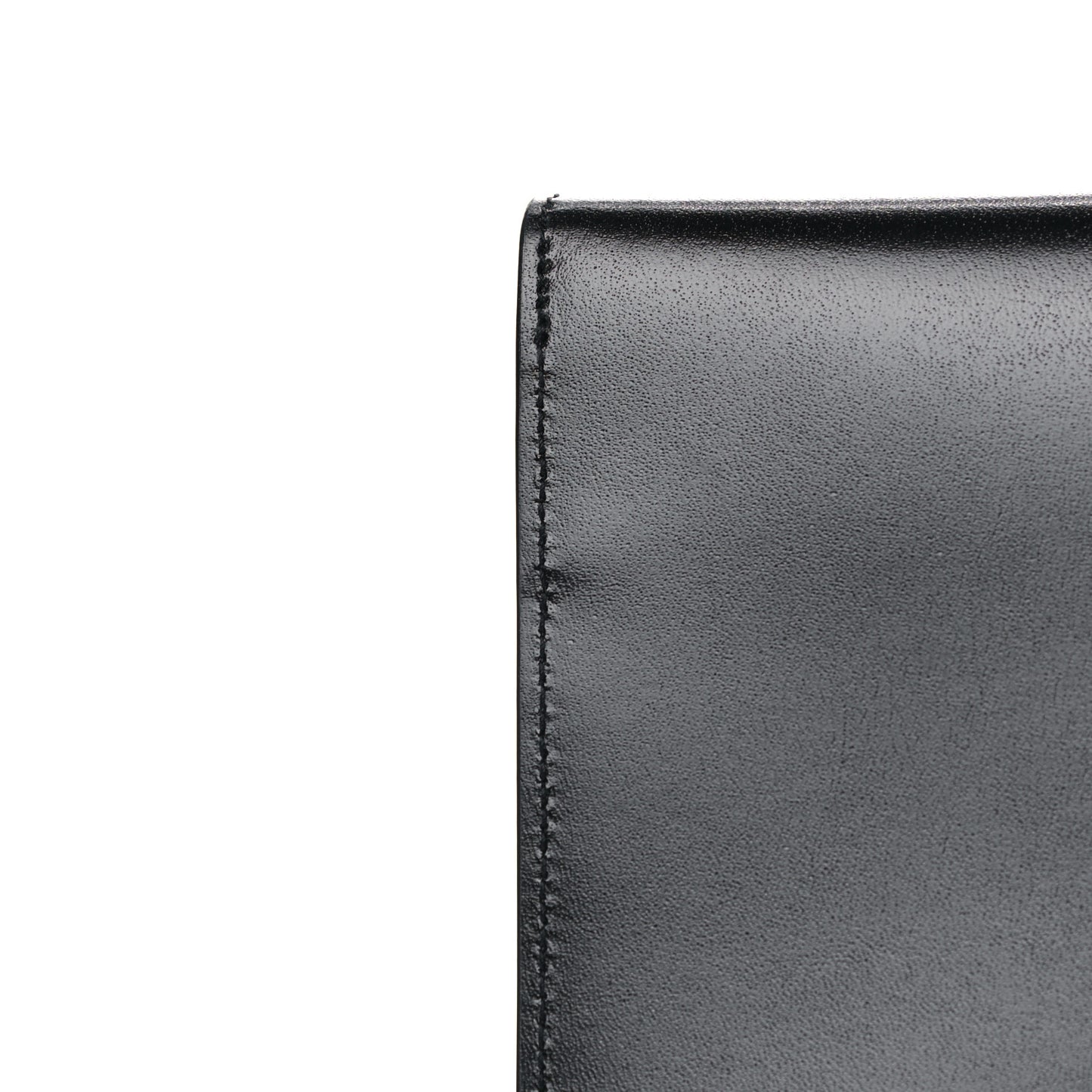 Smooth Shiny Calfskin Monogram Uptown Pouch Black