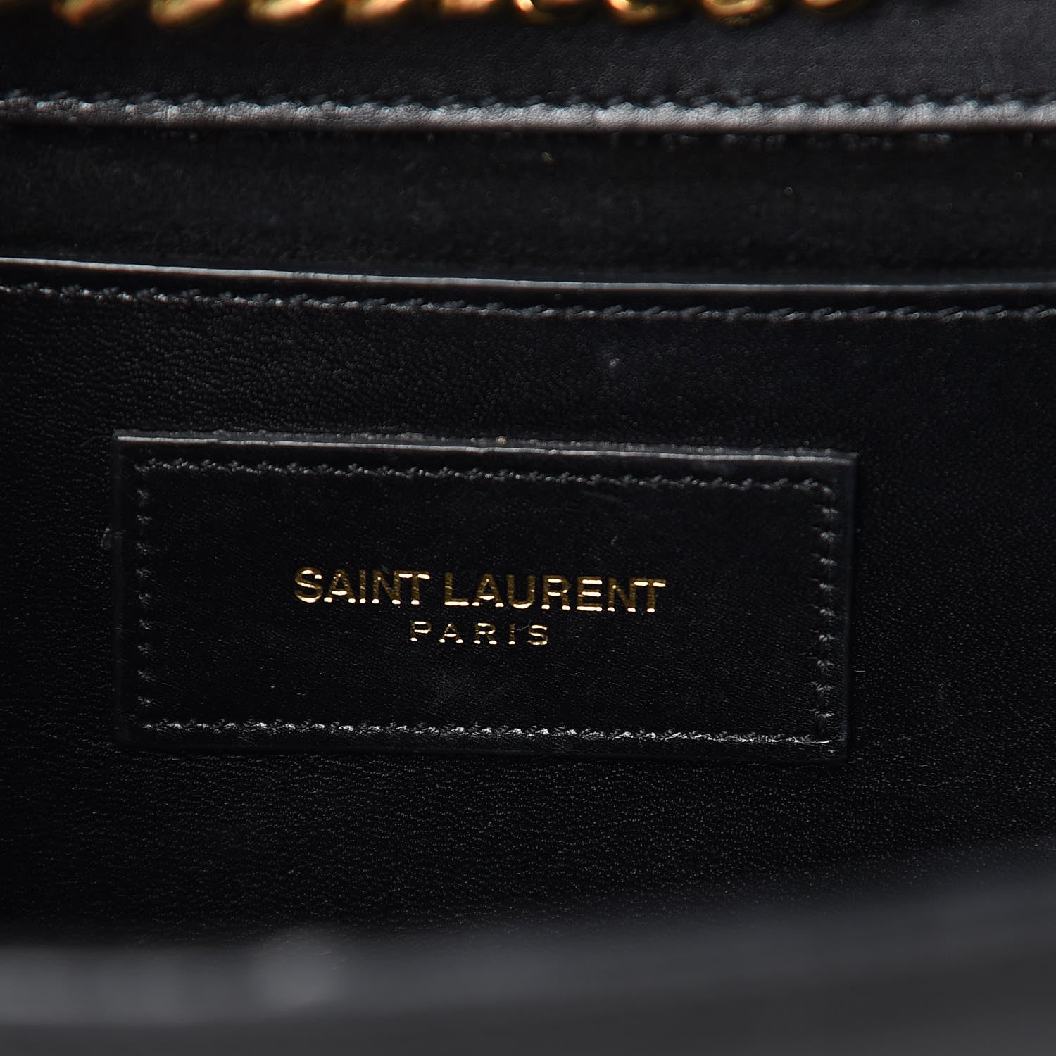 Saint Laurent Smooth Calfskin Medium Classic Monogram Kate Tassel Satchel Black 6 of 15