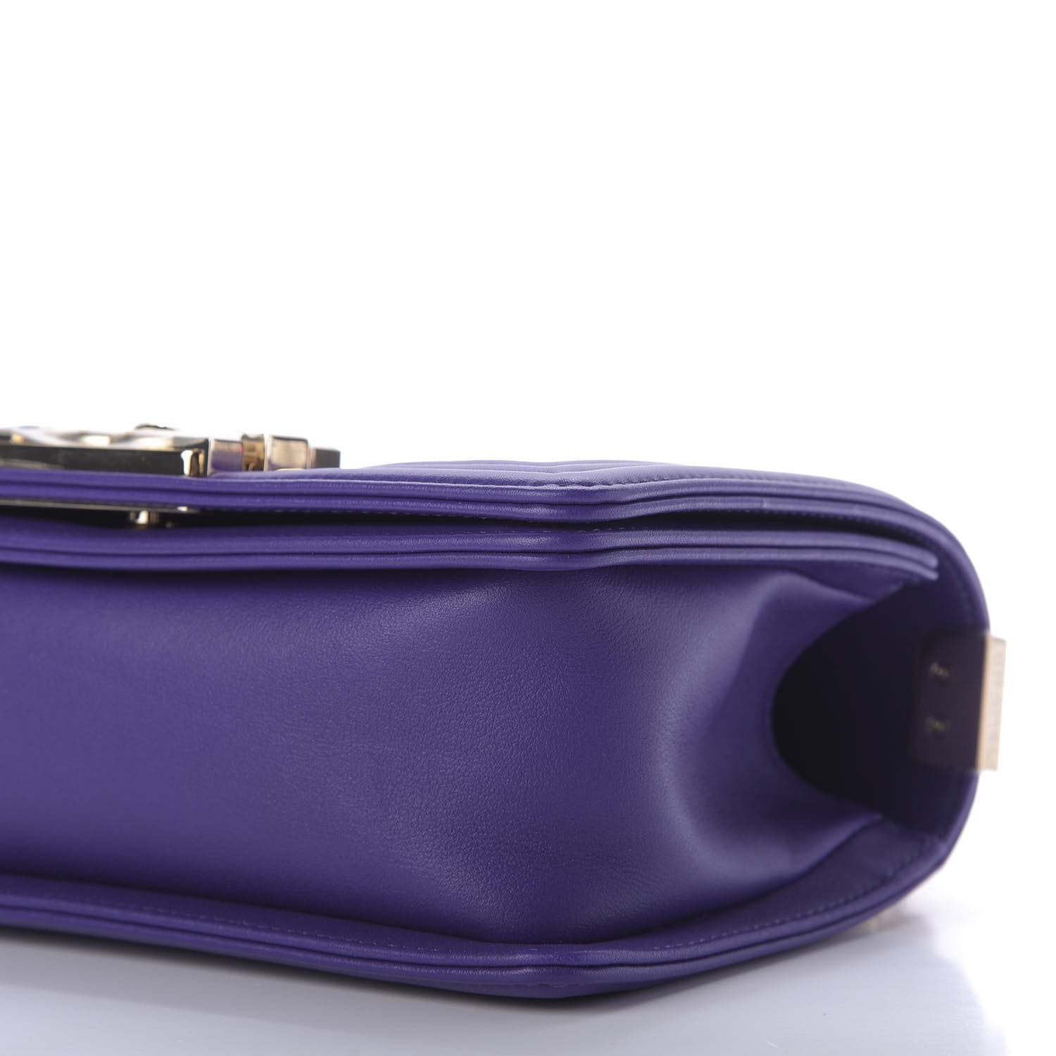 Chanel Calfskin Quilted Small Boy Flap Purple 7 of 10