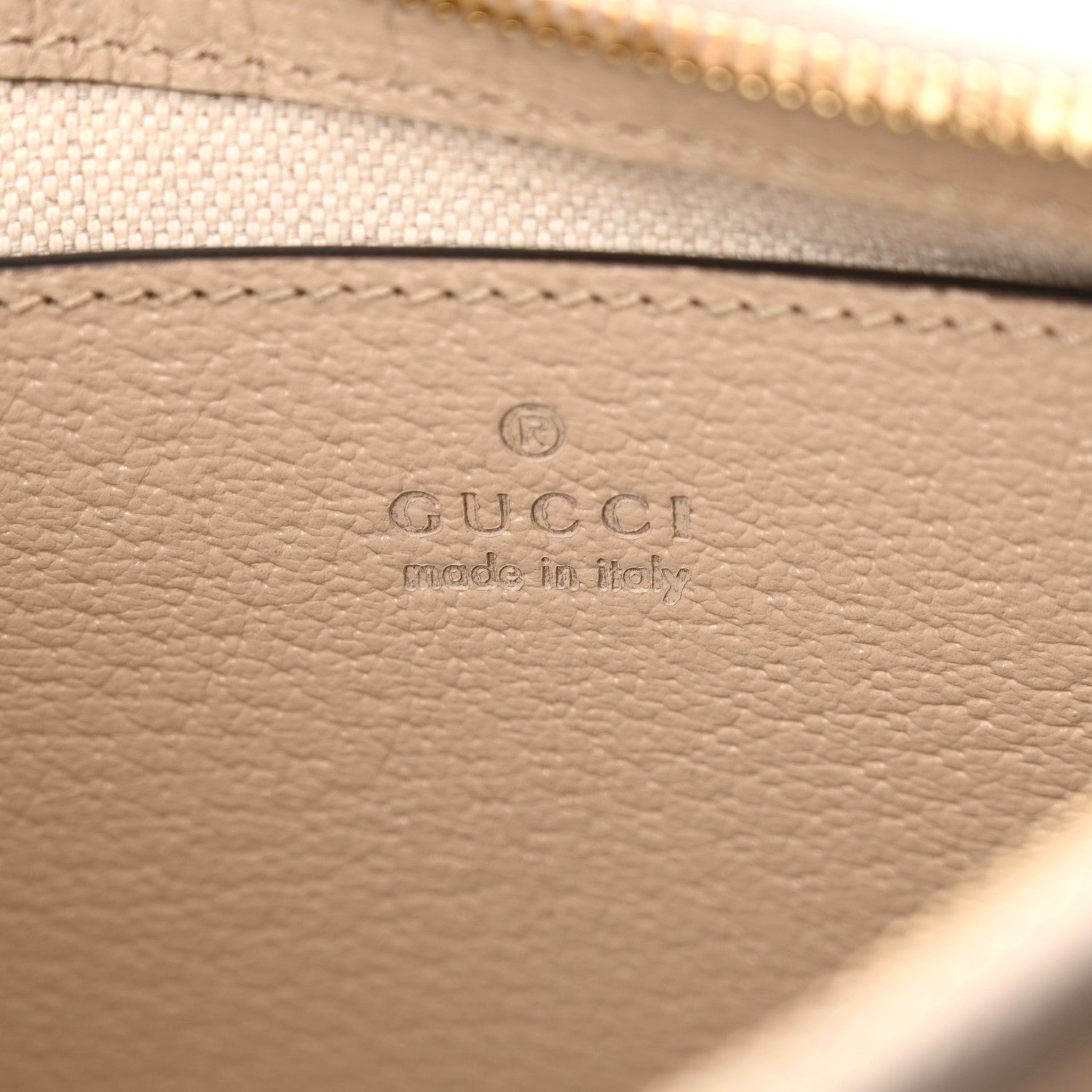 Gucci GG Supreme Monogram Textured Dollar Calfskin Small Ophidia Hobo Beige Mystic White Oatmeal 6 of 12