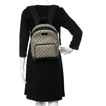 Gucci GG Supreme Monogram Small Eden Day Backpack Black 2 of 11
