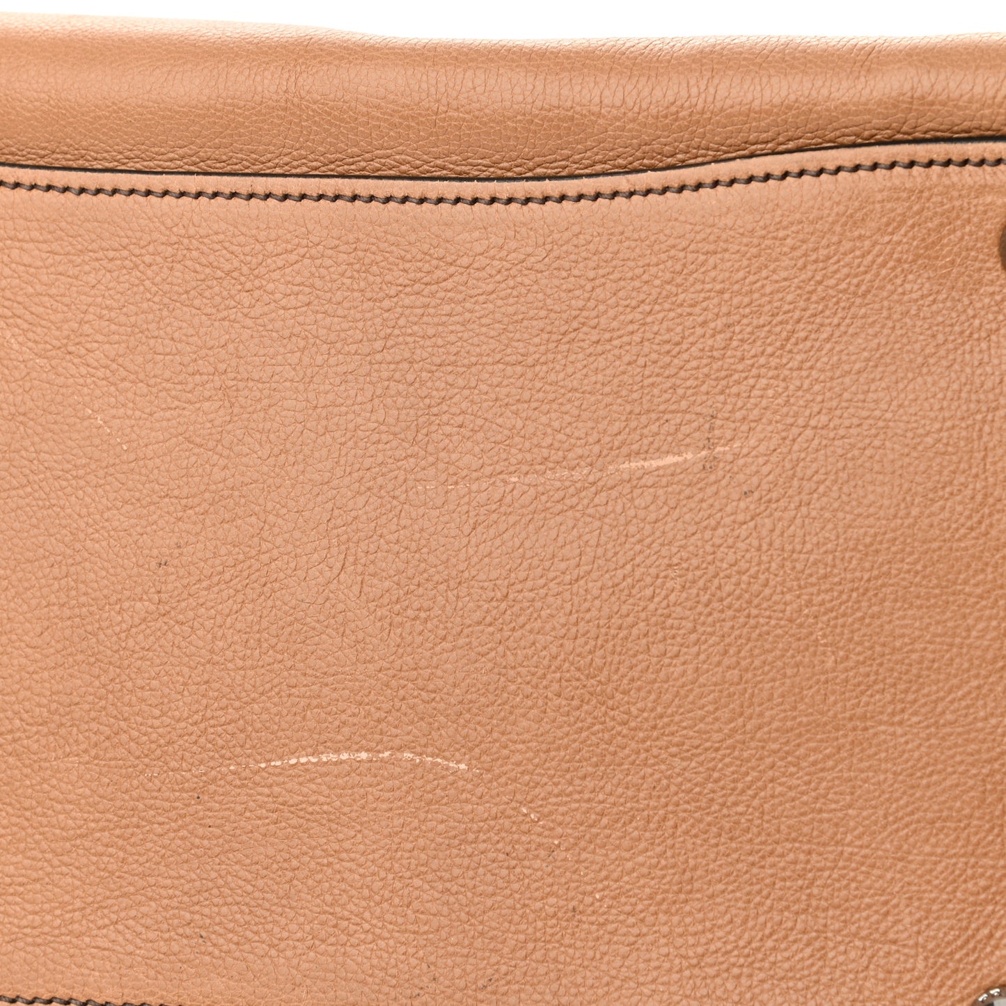 Vitello Daino Twin Pocket Tote Sabbia