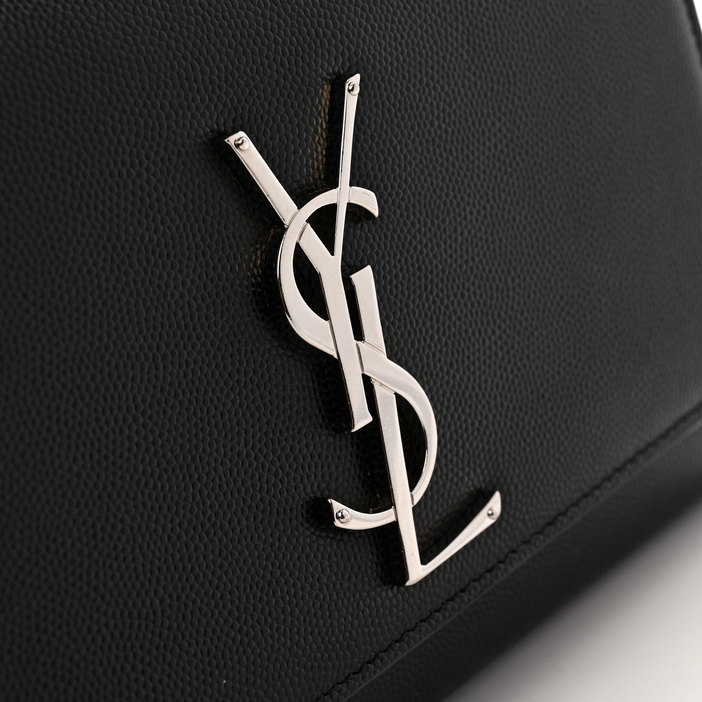 Grain De Poudre Small Monogram Kate Satchel Black