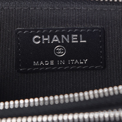 Chanel Caviar Quilted Large Zip Around Phone Holder Black 8 of 15