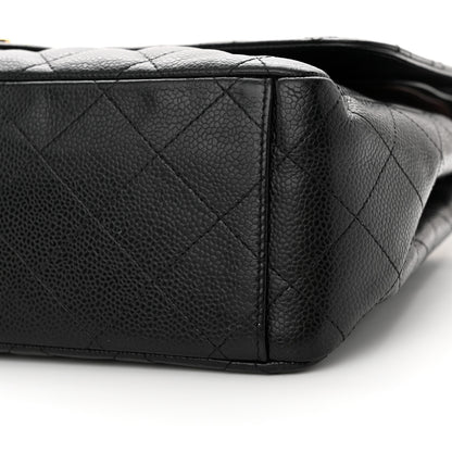 Chanel Caviar Quilted Maxi Double Flap Black 10 of 22