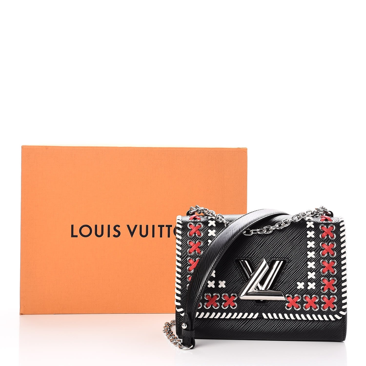 Louis Vuitton Epi Braided Twist Shoulder Bag MM Black 10 of 10