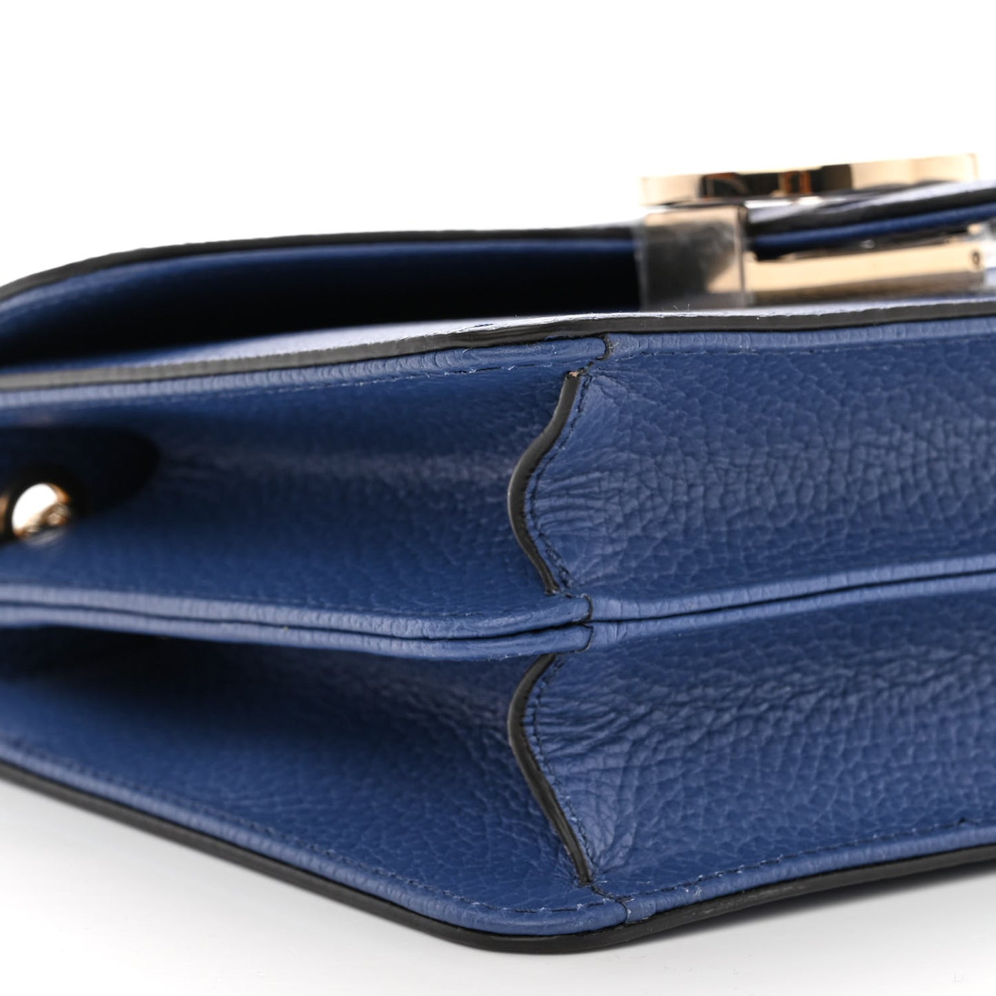 Dollar Calfskin Small Interlocking G Shoulder Bag Caspian