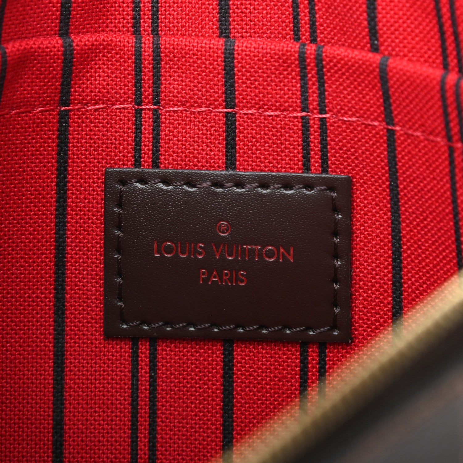 Louis Vuitton Damier Ebene Neverfull MM GM Pochette 6 of 7