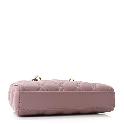 Christian Dior Lambskin Cannage Small Lady D-Joy Peony Pink 3 of 9