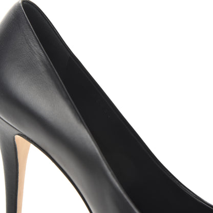 Chanel Lambskin CC Pumps 40.5 Black 8 of 9