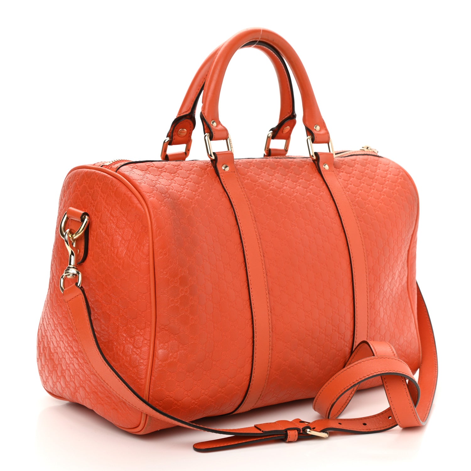 Gucci Microguccissima Medium Joy Boston Sun Orange 3 of 16