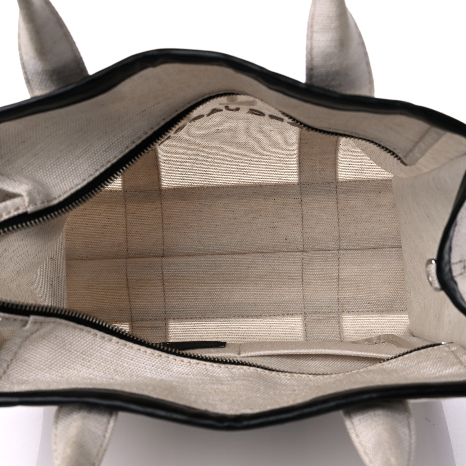 Marc Jacobs Cotton Canvas Medium The Traveler Tote Bag Beige 5 of 17